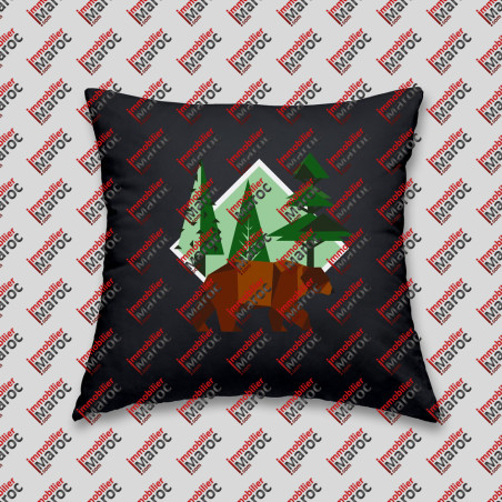 Coussin ours brun Coussin ours brun