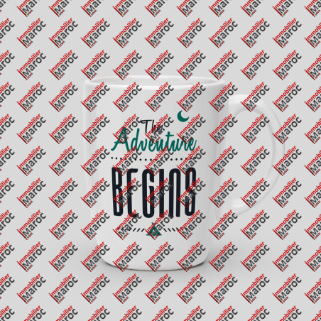 Mug The adventure begins Mug The adventure begins