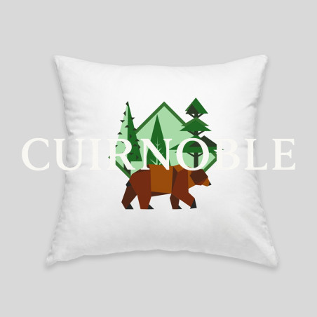 Coussin ours brun Coussin ours brun