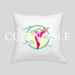 Coussin colibri